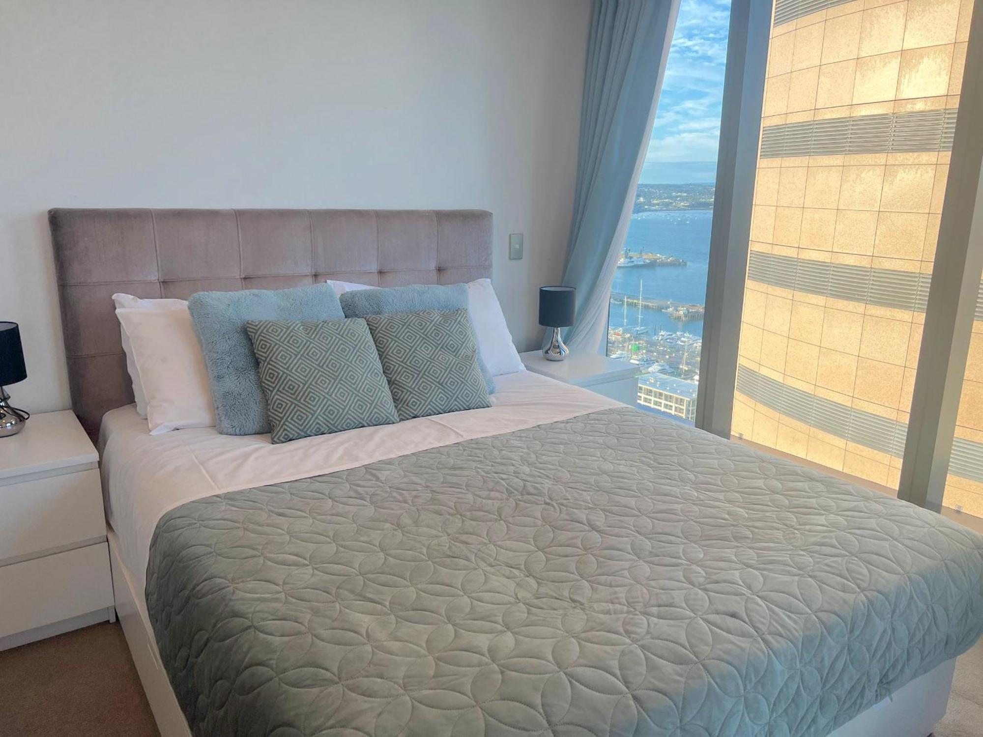 Magnificent Harbour View Skytower View Apartment In Cbd Auckland Luaran gambar